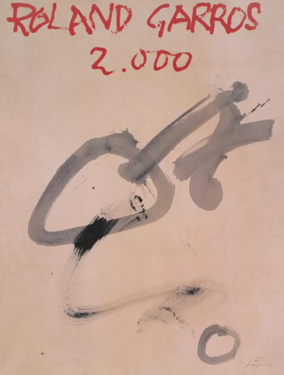 Home ANTONI TAPIES Roland Garros French Open, 2000