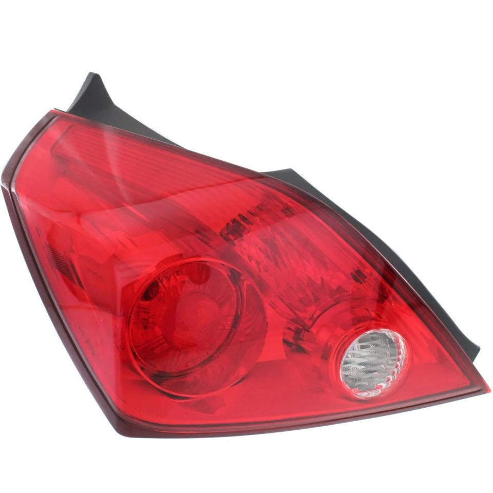 Travel Halogen Tail Light For 2008-2013 Nissan Altima Coupe Left Clear/Red w/Bulbs CAPA