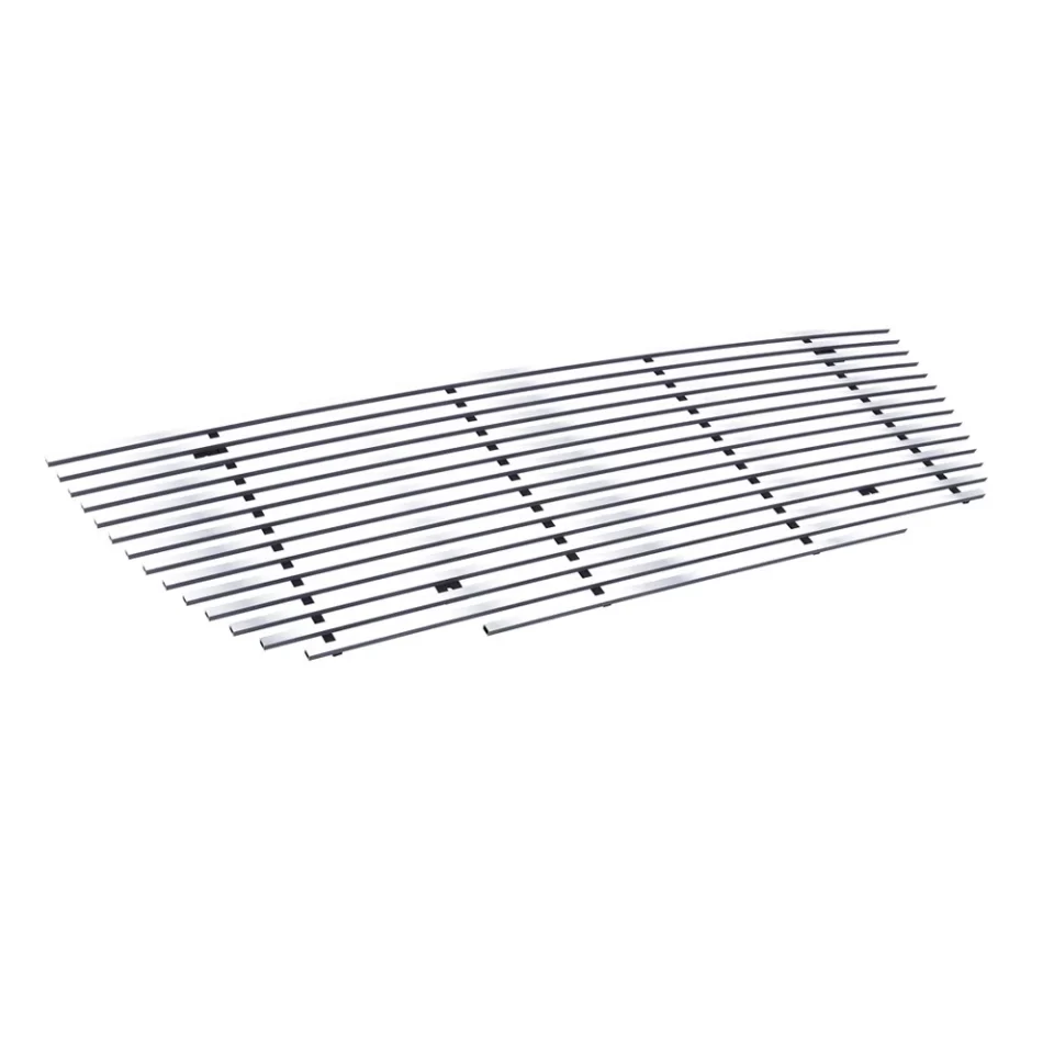 Natural APS Compatible with GMC Yukon & XL 2007-2014 Main Upper Stainless Steel Chrome 8x6 Horizontal Billet Grille Insert G65779S