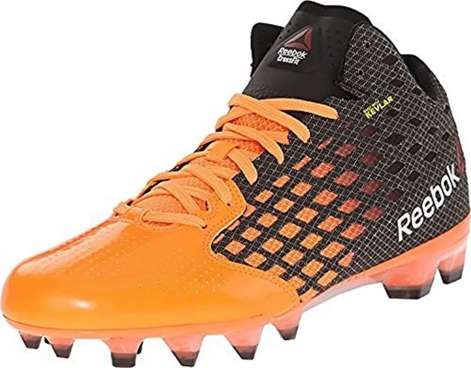 Ultimate Reebok Womens R CROSSFIT STADIUM CLEAT, BLACK/ELECTRIC PEACH/WHIT, 9.5
