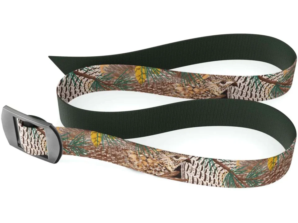 Core Ceramic Wingo Outdoors Basecamp Rev Belt, Grouse/Forest Green, One Size, W-BAS-303-142-O