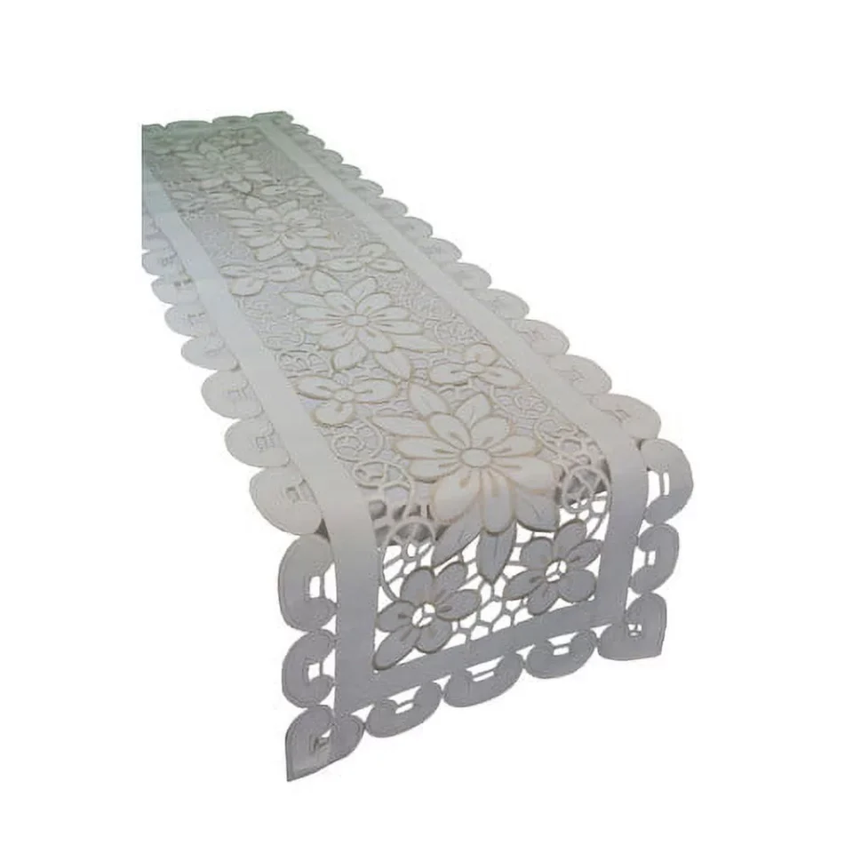 Clear Violet Linen Luxurious Sweedish Table Runner