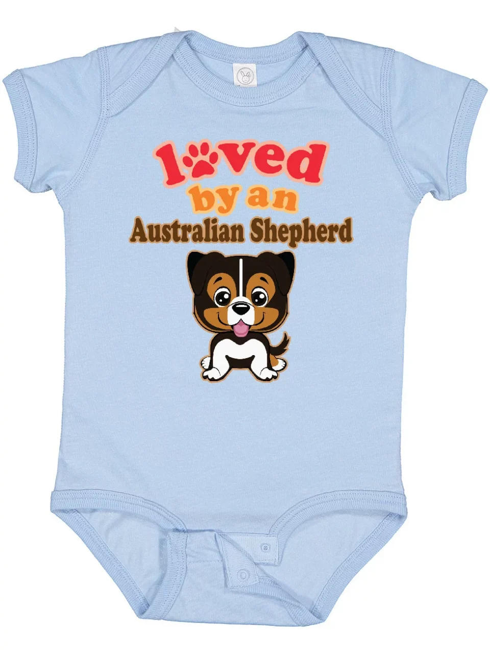 Lightweight Inktastic Australian Shepherd Dog Gift Boys or Girls Baby Bodysuit