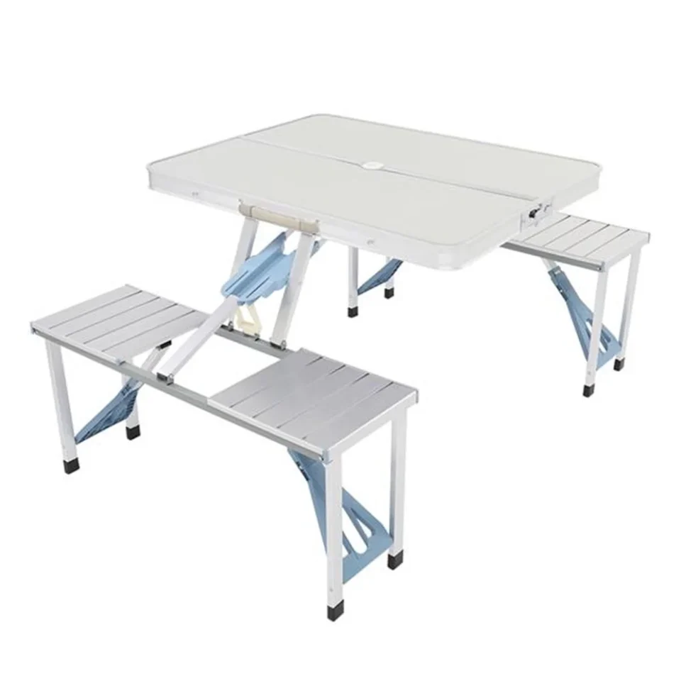Wooden One Piece Folding Table and Chair Aluminum Alloy