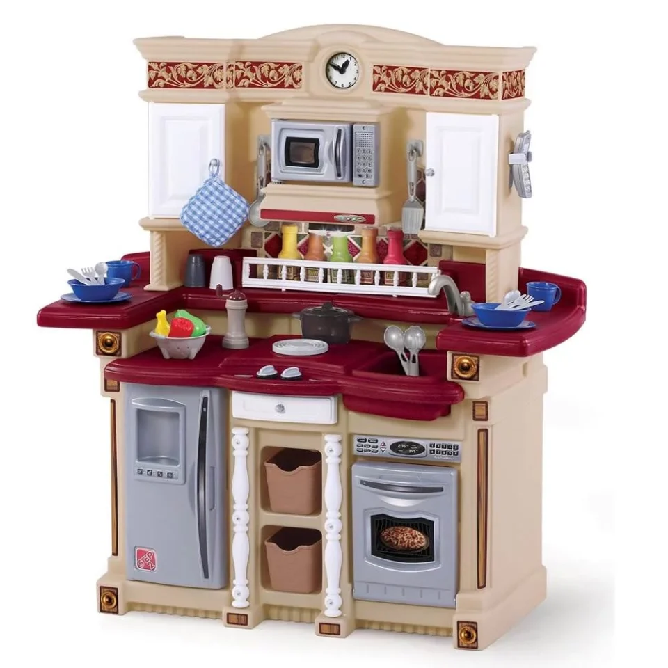 Gift-Ready Step2 Pretend Play Kids Toy Cooking Lifestyle Partytime Kitchen with Accessories