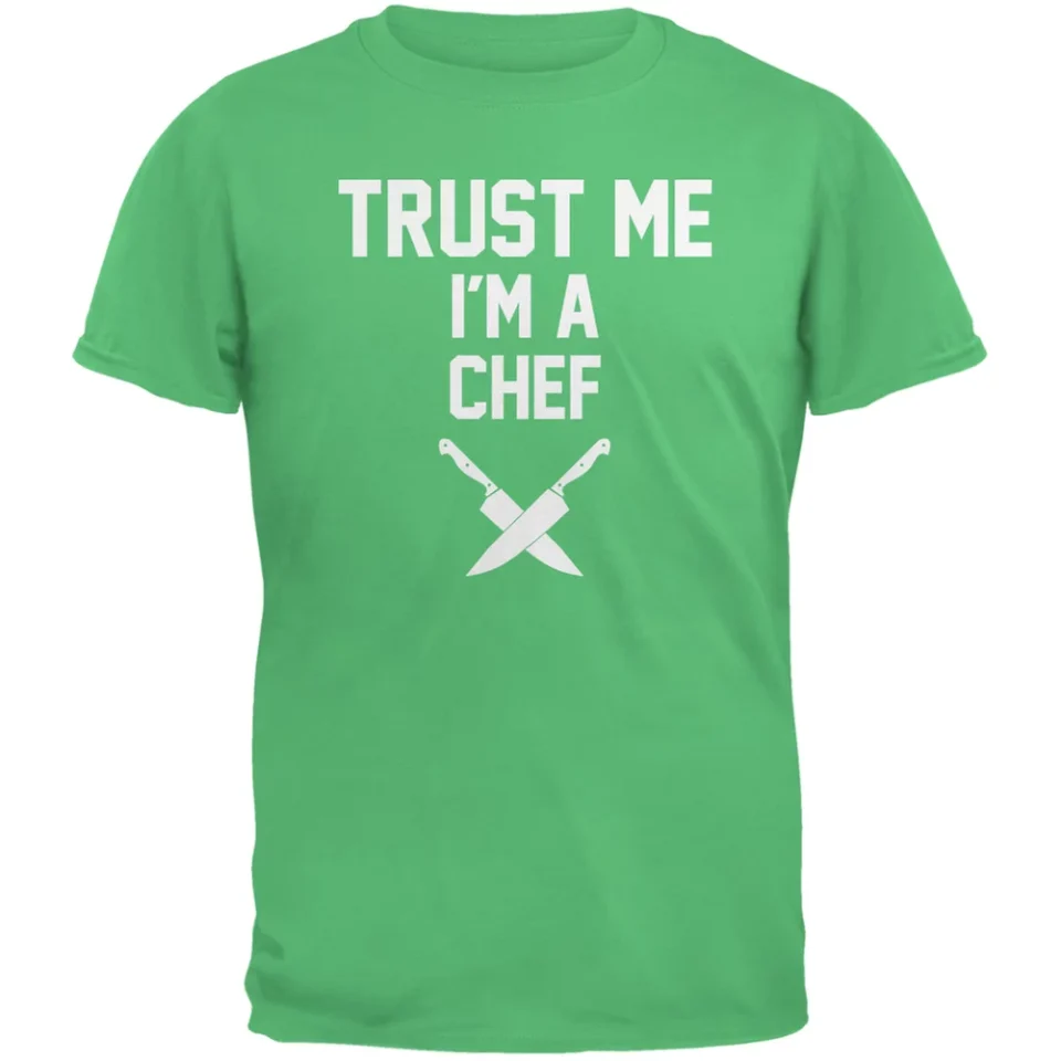 Popular Trust Me Im A Chef Irish Green Adult T-Shirt - 2X-Large