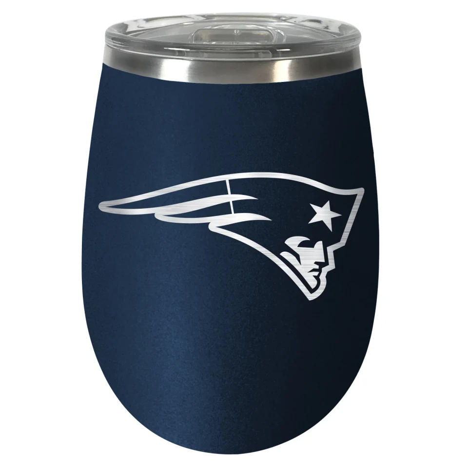 Safe New England Patriots 12oz. Team Colored Wine Tumbler