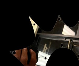 Glossy Portable Universal Exhaust Plate Hood Exit Fender Bumper Pipe Shield