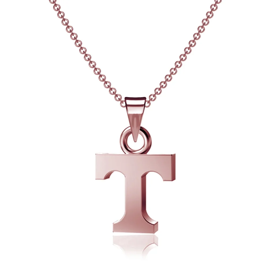 Eco-Friendly Dayna Designs Tennessee Volunteers Rose Gold Pendant Necklace