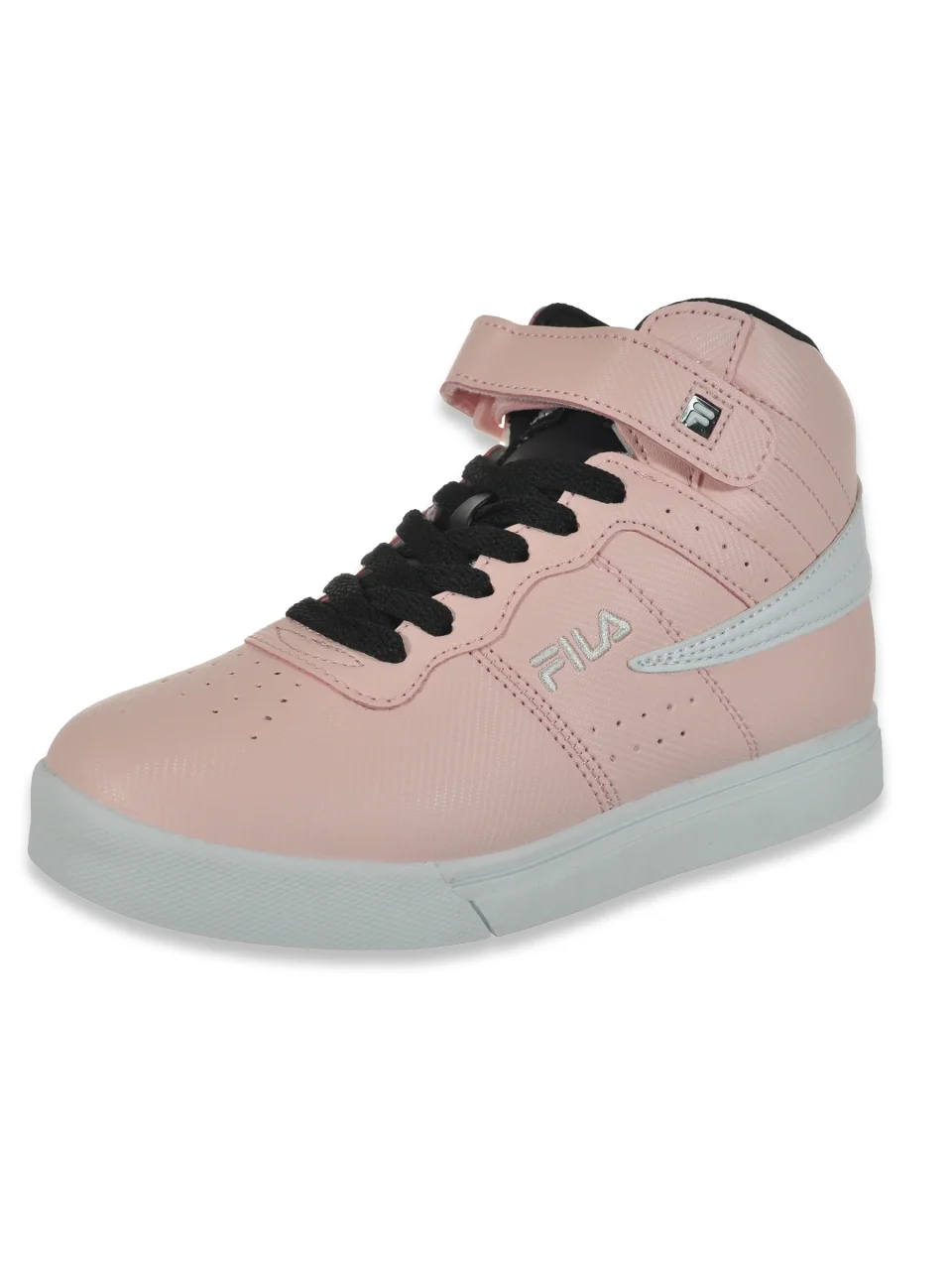 Outdoor Popular Fila Girls' Vulc-13 Hi-Top Sneakers - pink/white, 4 youth