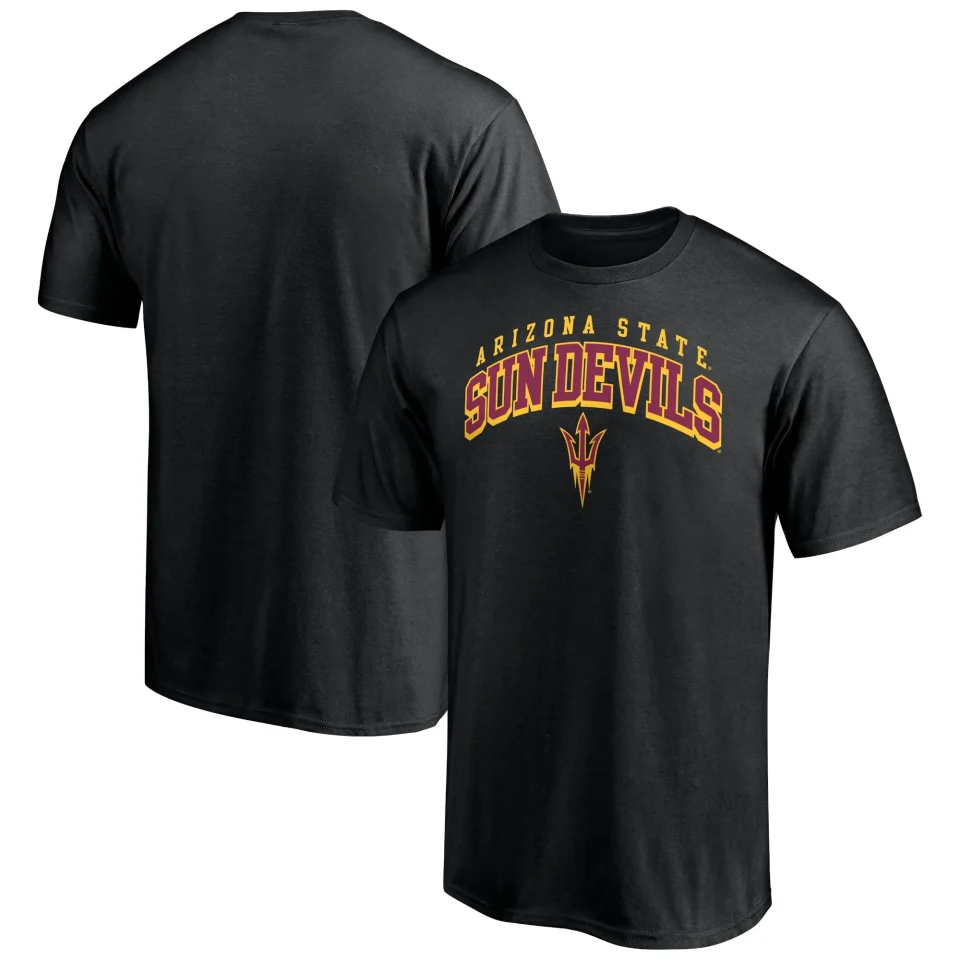 Cast Iron Men's Fanatics Branded Black Arizona State Sun Devils Line Corps T-Shirt