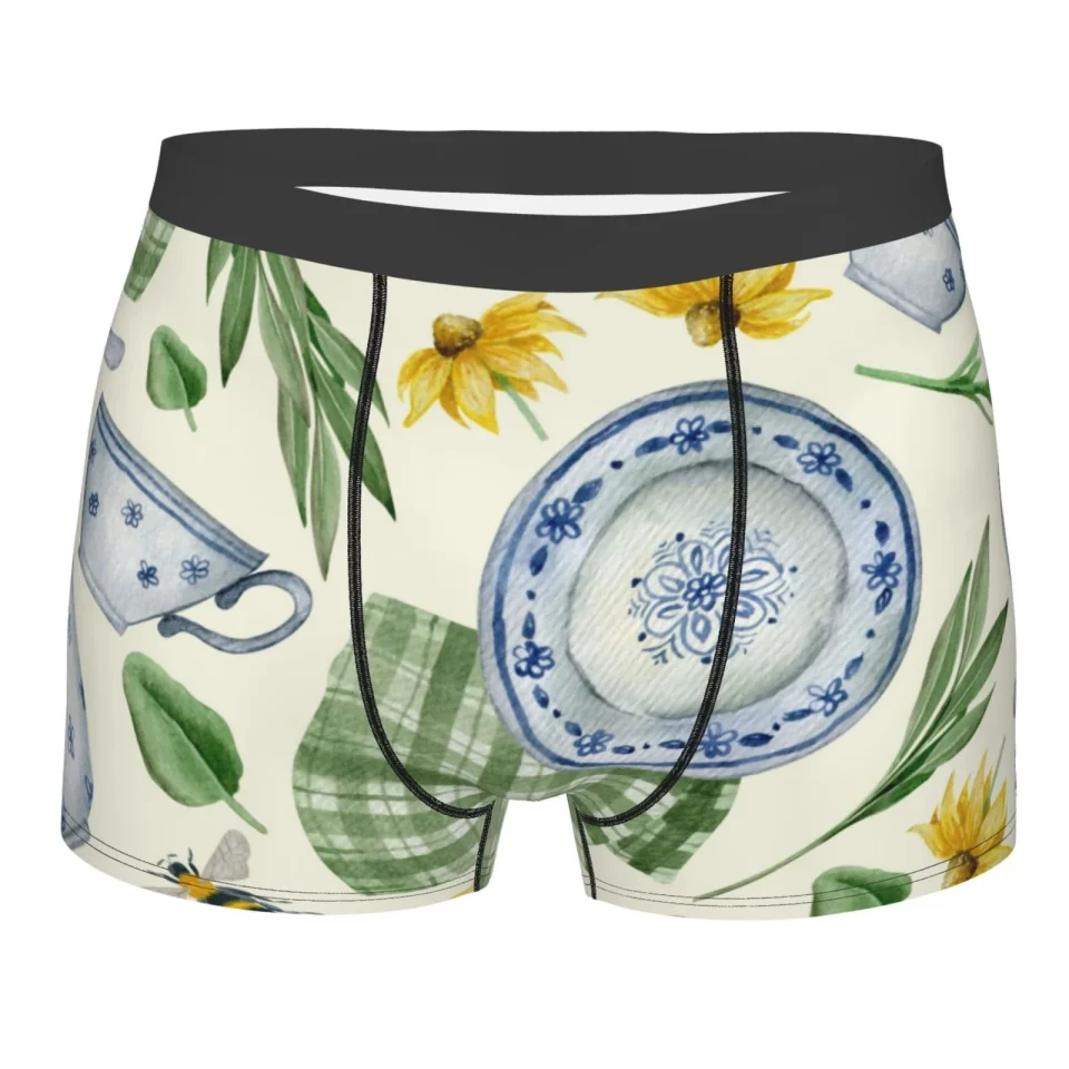 Cast Iron Disketp Vintage Utensils Men'S Boxer Briefs,Soft And Breathable Cotton Underwear With Comfortflex Waistband
