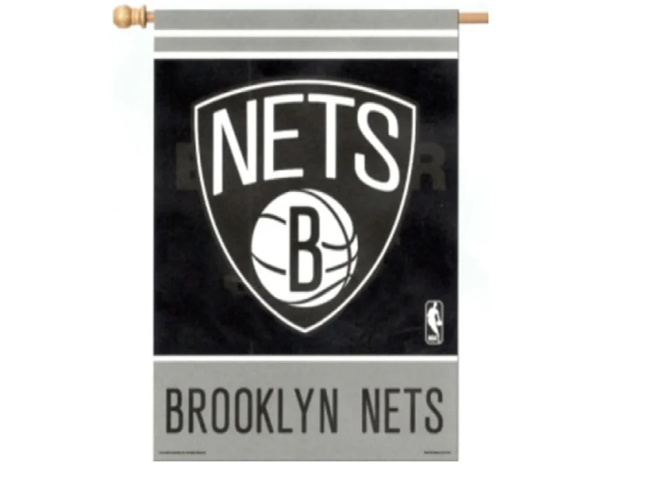 Glossy Durable WINCRAFT NBA NY BROOKLYN - NETS Heavy Duty Flag 27x37