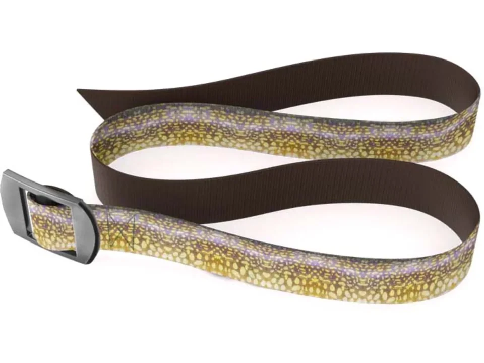 Frosted Value Wingo Outdoors Basecamp Rev Belt, Peacock Bass/Forest Green, One Size, W-BAS-121