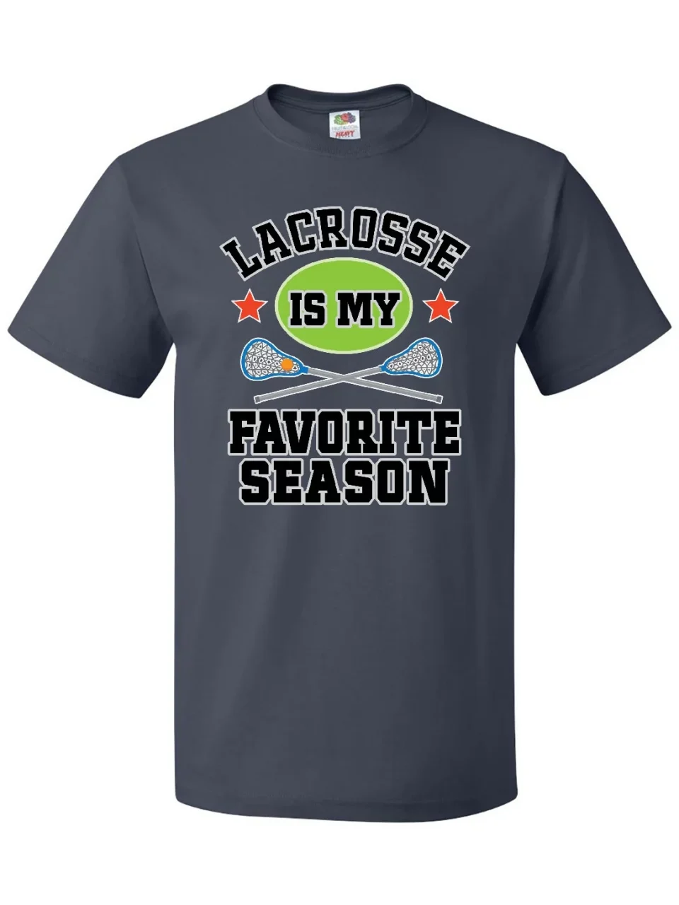 Healthy Versatile Inktastic Lacrosse is My Favorite Season T-Shirt