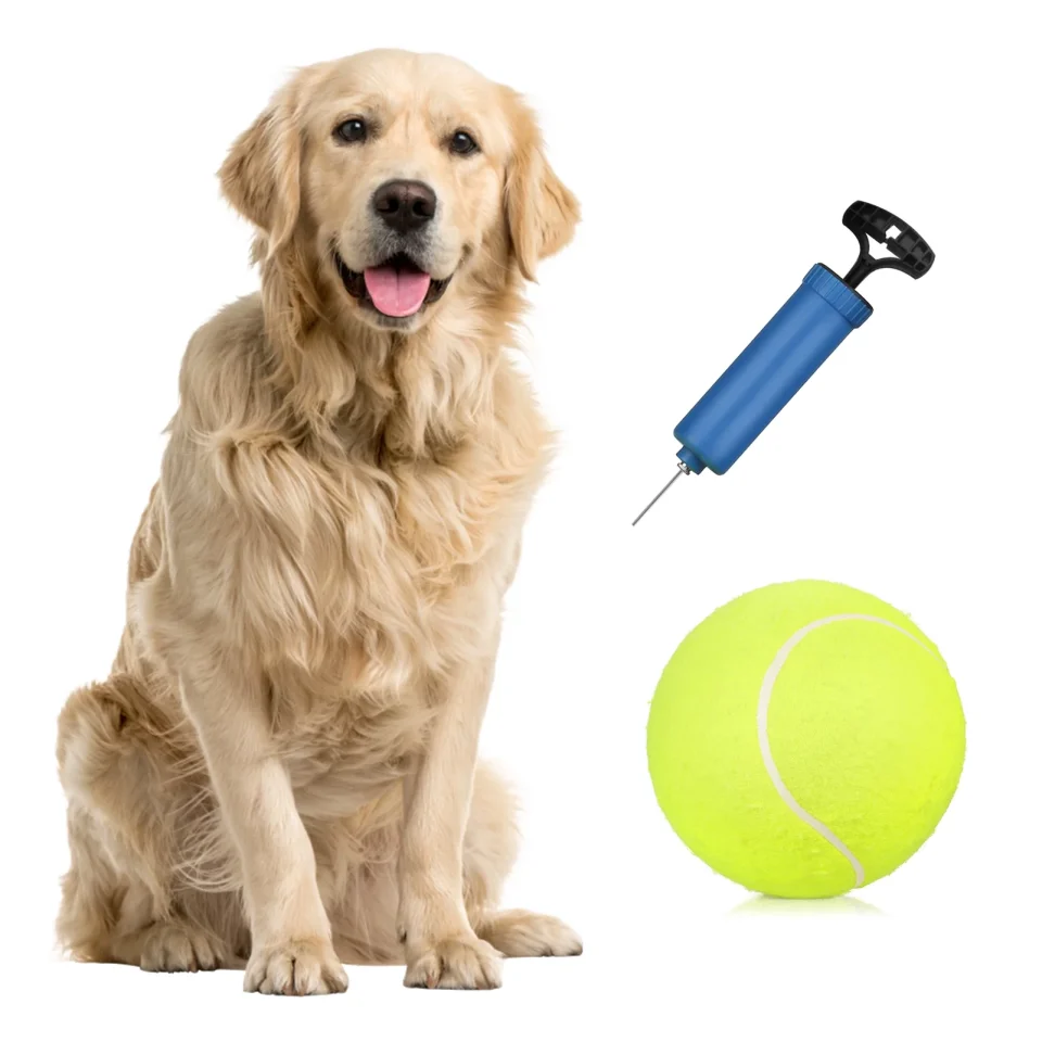 Essential Wooden GoolRC Inflator,9.5`` Oversize Tennis Oversize Tennis Balls Toy Balls Children Balls Inflatable Tennis Inflatable Tennis Ball With Pump Toy Balls ChildrenTennis Ball With Ball With Pump Qudai